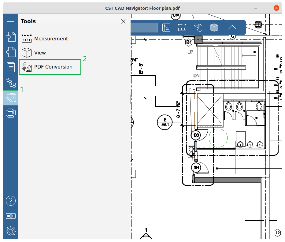 Tool for PDF conversion