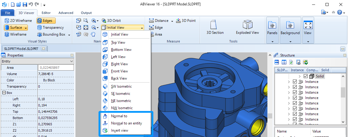 New view options in ABViewer 16